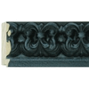 4 1/2" Black Ornate Picture Frame Moulding, Frame Molding. MMH8212 B/W III