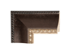 4 3/4" Charcoal and Gold Picture Frame Moulding, Frame Molding. MO83564 Modern VI