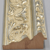 4" Silver Italian Wood Frame Molding