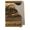 5 15/16" Ornate Light Gold/Black Picture Frame Moulding. Frame Molding. MUT3490 Gold V