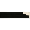 5/8" High Gloss Black SOHO Float Picture Frame Moulding. Frame Molding.MUW3520 Floater 