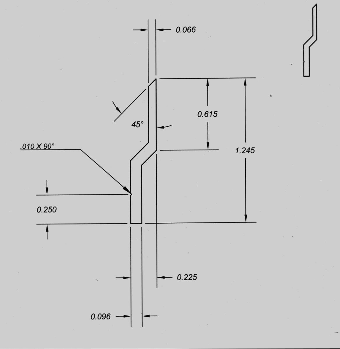 5" Zbar Hanging System Bar,Z Bracket,Z bar Mirror Hanger