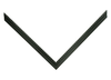 7/16" Fillet Black Bead Picture Frame Moulding, Frame Molding