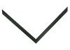 7/16" Fillet Black Bead Picture Frame Moulding