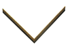 7/16" Fillet Gold Bead Picture Frame Moulding