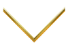 7/16" Gold Fillet Picture Frame Moulding