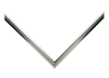 7/16" Silver Fillet Picture Frame Moulding, Frame Molding