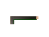 7/8" Black and Green Picture Frame Moulding,Frame Molding. MO80945 B/W I