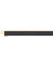 7/8" Black Noce Capri Italian Wood Picture Frame Molding,