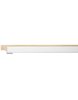 7/8" White Ayous Capri Italian Wood Picture Frame Molding, 