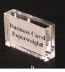 Acrylic Business Card Frame 1" Thick