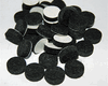1000 Black Felt Bumpers 1/2" Diameter and 1/8" Thick (1000 Pack)