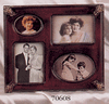 Classic Collage Picture Frame Burgandy