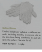 Cotton Gloves, Art Gloves for Picture Framing and Art