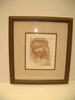 Embossed Da Vinci Print