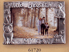 Gazebo Metal Picture Frame, Pewter Frame, Tuna Breath, 3" x 5"