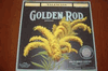 Golden Rod Brand Orange Crate Lable