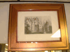 Hand Painted Antique Eengraved Print Clammis Castle