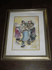 Israel Art,Sara Hagay, Jewish Chassidim Dncing Judica