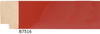 2" Lacquer Gloss Red Picture Frame Moulding, Frame Molding. MB7516 Color I