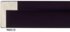 1/2" Matte Black Floater Wood Picture Frame Moulding, Frame Molding. M6610 Floater