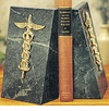 Medical Bookends Green Marble