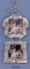Metal Frame, Pewter Picture Frame, Boy, Double 2.5" x 2.5"