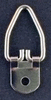 Nickel Plated Large 1 Hole Strap Hanger