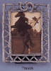 Pewter Picture Frame Horse 3" x 5"