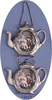 Pewter Picture  Frame,Tea Pots Picture Frame