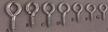 Screw Eye ,Short Shank, 200/Pkg E,   5/16",Picture Frame Hooks