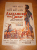 Vintage Poster Alexander The Great Movie Poster