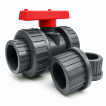 1-1/2" True Union Ball Valve - Slip and Threaded Adapters Included
