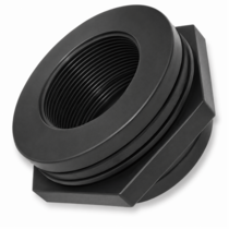 1-1/4" Poly Bulkhead / Tank Fitting with EPDM Gasket