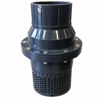4" Swing Foot Valve with Screen - SLIP - PVC - P430S-4