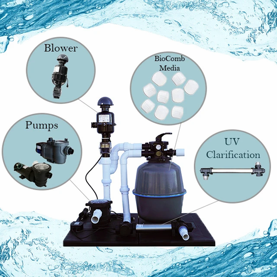 Anjon LivingPonds Pro Complete Filtration System with Pump & UV - Ponds ...