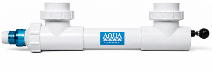 Aqua UV Classic - 15 Watt Clarifier/Sterilizer with Wiper White - 3/4" In / Out