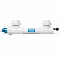 Aqua UV Classic - 15 Watt Clarifier/Sterilizer with Wiper White - 3/4" In / Out