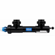 Aqua UV Classic - 25 Watt Clarifier/Sterilizer with Wiper Black - 3/4" In / Out