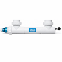 Aqua UV Classic - 57 Watt Clarifier/Sterilizer with Wiper White - 3/4" In / Out
