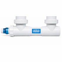 Aqua UV Classic - 8 Watt Clarifier/Sterilizer - White - 3/4" In / Out