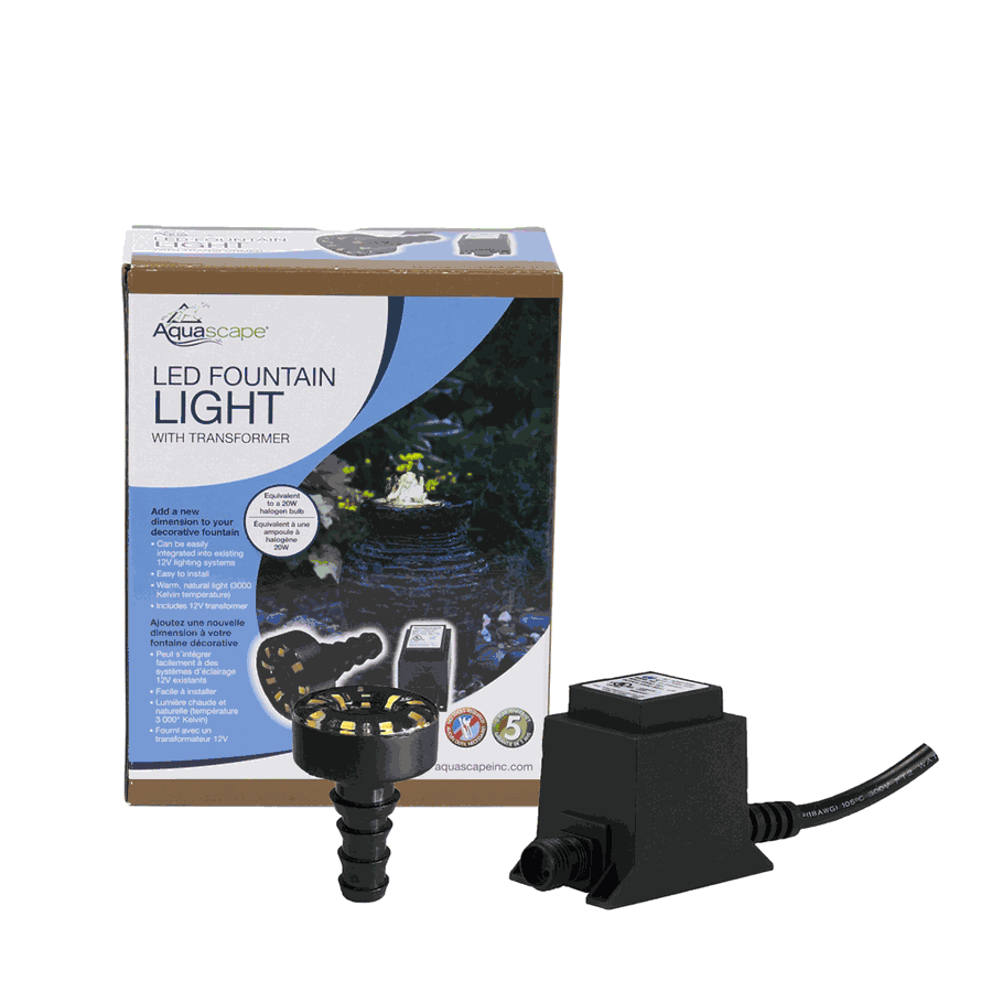 Aquascape LED Fountain Accent Light 2.5 Watts w/ Transformer 84009