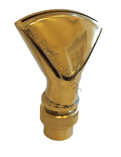Brass Fan Jet Nozzle 1" FPT Inlet