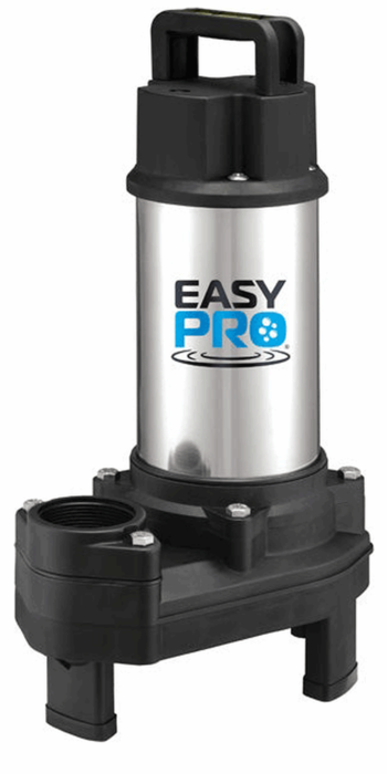 EasyPro - 6000 GPH - 115 Volt  Stainless Steel Waterfall and Stream Pump - 100ft Power Cord - TH750-100