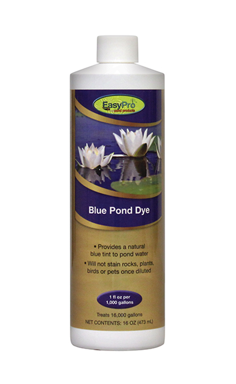 EasyPro Blue Pond Dye 16 fl oz (1 pint) treats 16000 gallons PD16