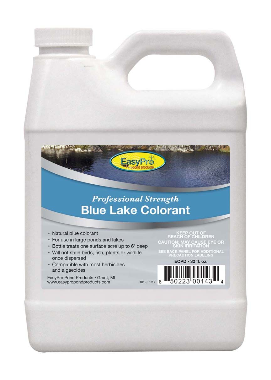 EasyPro CONCENTRATED Blue Pond Dye 1 Quart (32oz) ECPD