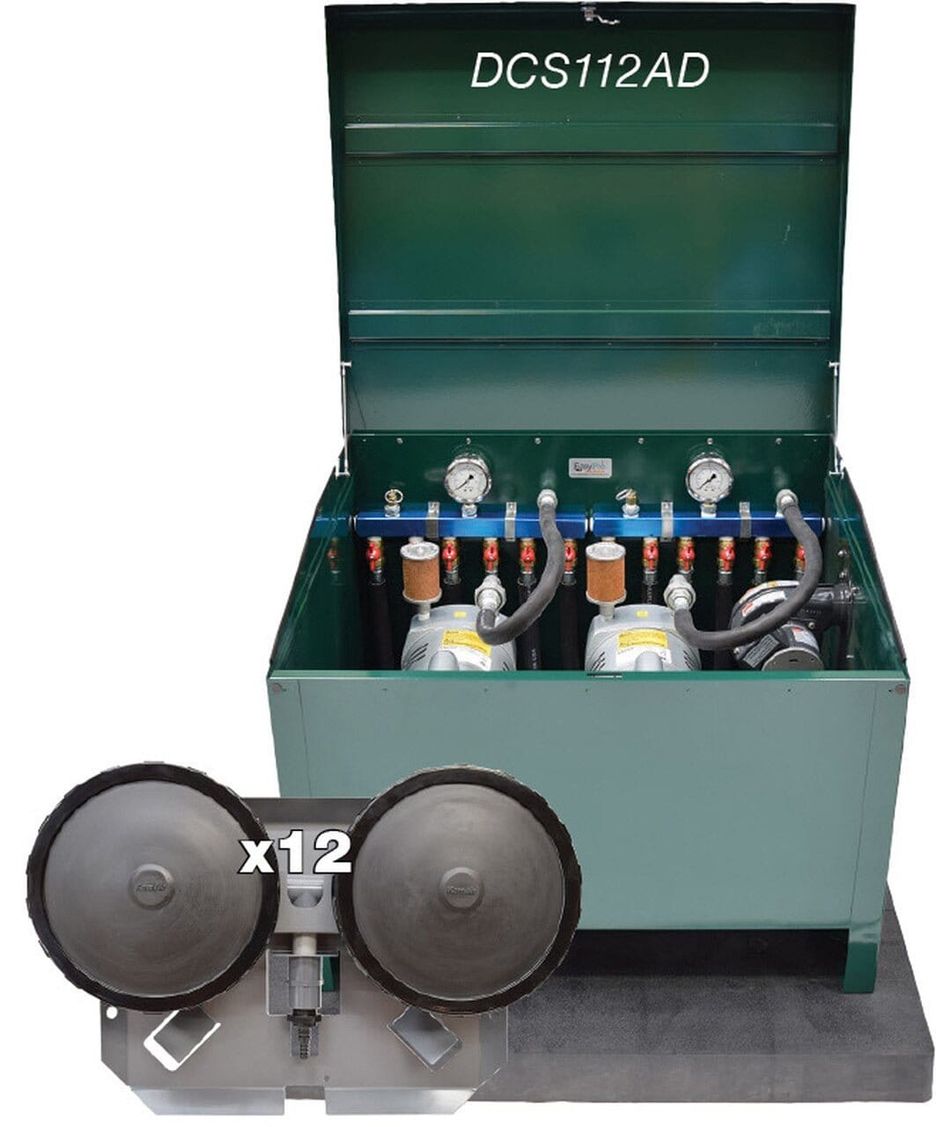 Easycomp Compressor EasyPro - Deluxe Dual Compressor System - Dual 1 hp RV100 230 v, 12 ...