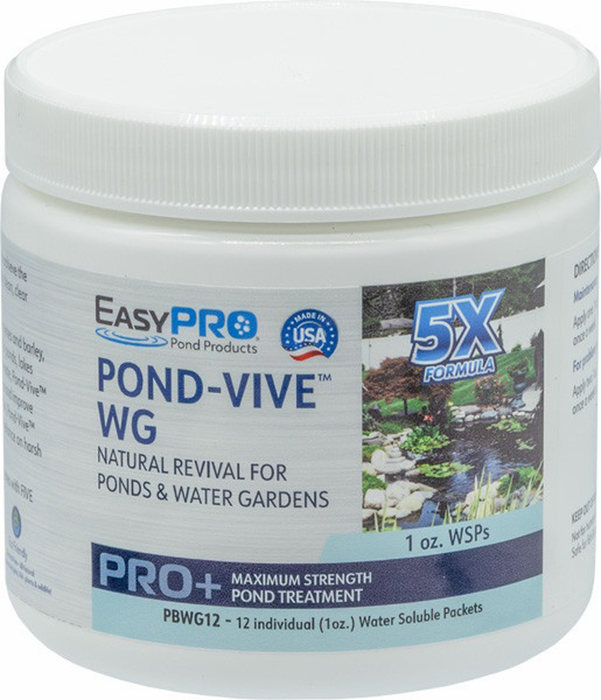 EasyPro - Pond-Vive WG - 12 one oz water soluble packets - PBWG12