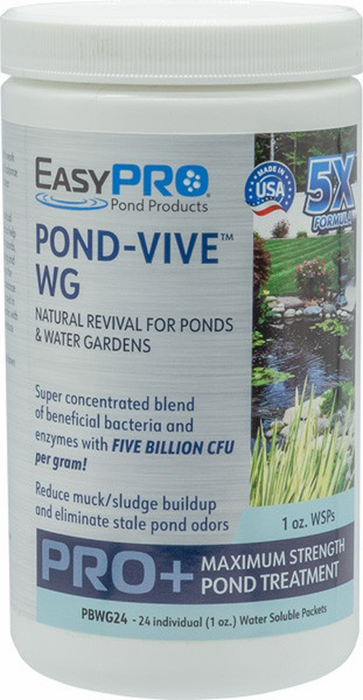 EasyPro - Pond-Vive WG - 24 one oz water soluble packets - PBWG24