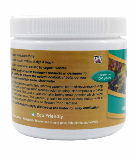 CrystalClear Spring & Fall Pond Prep - Cold Water Bacteria With Barley - 12 Packets (Treats Up To 12,000 Gallons)